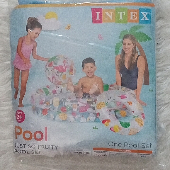 Intex Other Inflatable Pool Set Three Pieces Ages 2 Up Poshmark